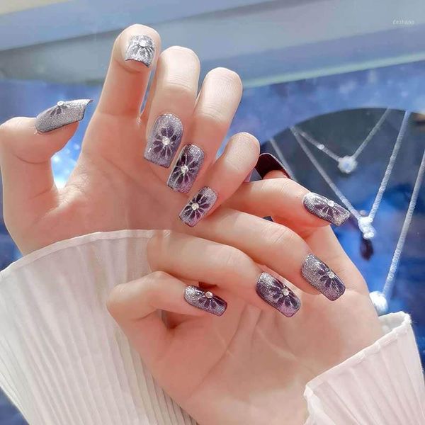 beautiful purple petal false nails with design glue crystal round removable coffin fails manicure patch ti1, Red;gold
beautiful purple petal false nails with design glue crystal round removable coffin fails manicure patch ti1, Red;gold