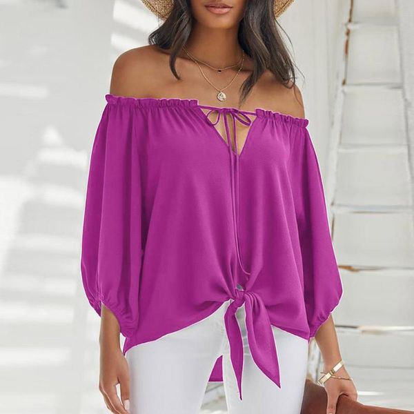 women's blouses & shirts harajuku summer v neck off shoulder solid color shirt bow tie long sleeve tunic bandage lantern women blouse, White
women's blouses & shirts harajuku summer v neck off shoulder solid color shirt bow tie long sleeve tunic bandage lantern women blouse, White