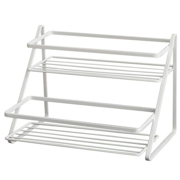 hooks & rails 2 tier counterspice rack step shelf for kitchen pantry bathroom cabinet organizer, metal, white
hooks & rails 2 tier counterspice rack step shelf for kitchen pantry bathroom cabinet organizer, metal, white