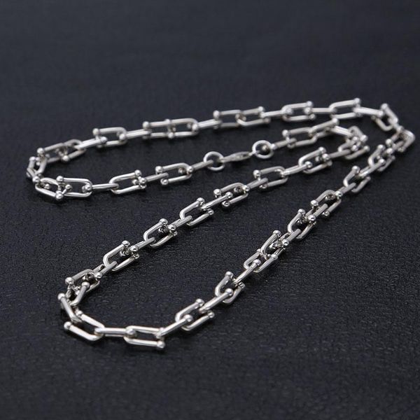 sterling silver jewellery vintage chinese style fashion necklace for men 8m wide personality arrogance u font chain chokers, Golden;silver
sterling silver jewellery vintage chinese style fashion necklace for men 8m wide personality arrogance u font chain chokers, Golden;silver
