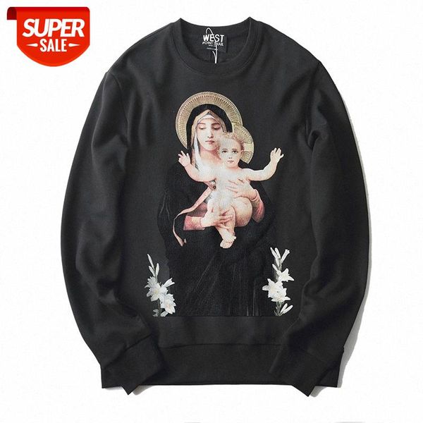 autumn and winter hip-hop virgin holding baby european american cotton men's sweater round neck loose long-sleeved couple students #l43, Black
autumn and winter hip-hop virgin holding baby european american cotton men's sweater round neck loose long-sleeved couple students #l43, Black