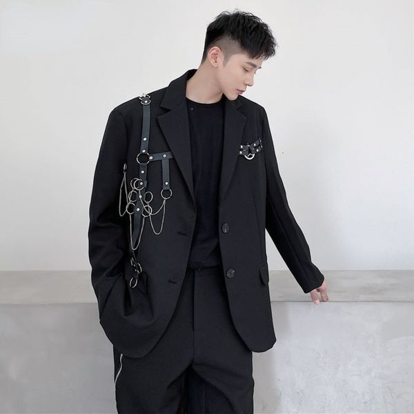 menswear fashion chic pendant decoration blazers 2021 new loose streetwear single breasted suit jacket male tide autumn, White;black
menswear fashion chic pendant decoration blazers 2021 new loose streetwear single breasted suit jacket male tide autumn, White;black