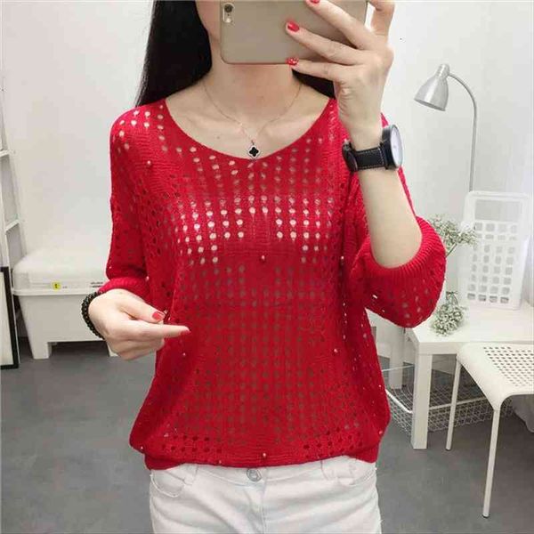 hollow out knitted summer womens sweaters thin half sleeve ladies mesh pull jumper knitting femme o-neck pullovers female sweater, White;black
hollow out knitted summer womens sweaters thin half sleeve ladies mesh pull jumper knitting femme o-neck pullovers female sweater, White;black