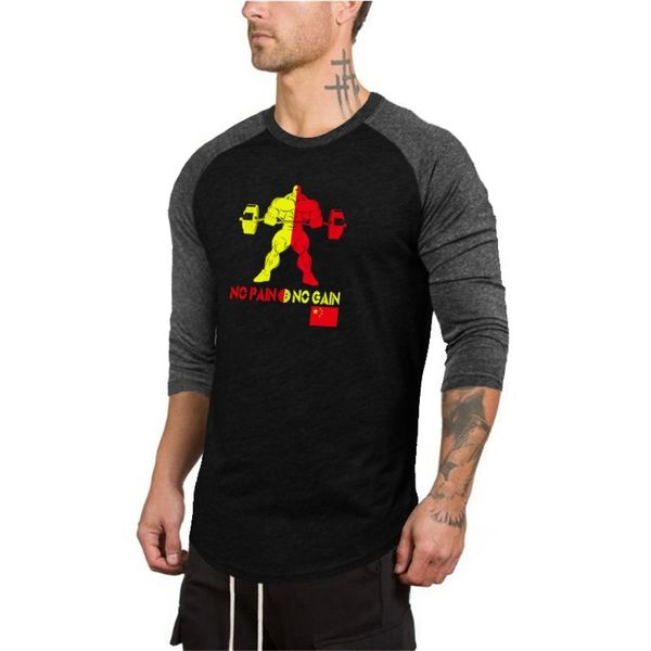 brand autumn mens seven quarter sleeve t shirt casual o-neck elastic slim fit streetwear patchwork tshirt hip hop 210421, White;black
brand autumn mens seven quarter sleeve t shirt casual o-neck elastic slim fit streetwear patchwork tshirt hip hop 210421, White;black