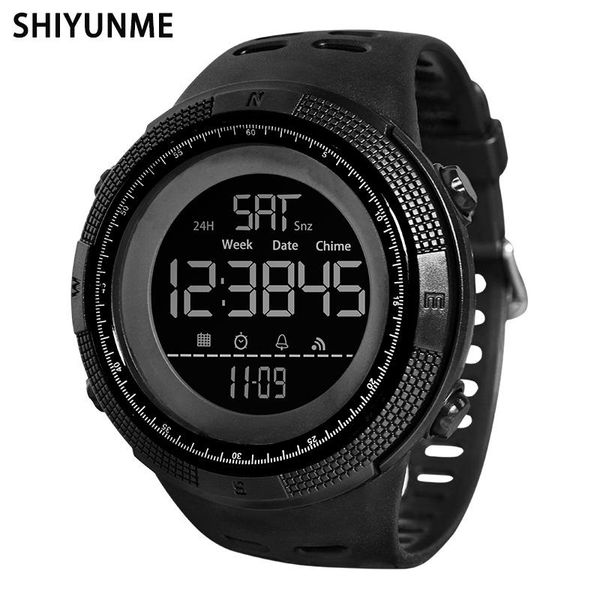 wristwatches fashion outdoor sport watch men military multifunction clock alarm timing 3bar waterproof led digital watches reloj hombre, Slivery;brown
wristwatches fashion outdoor sport watch men military multifunction clock alarm timing 3bar waterproof led digital watches reloj hombre, Slivery;brown