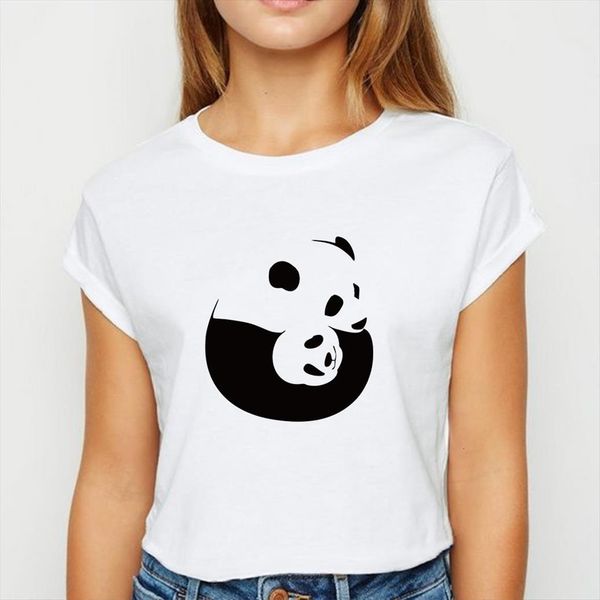 animal embrace panda trendy spring women t shirt summer tee happiness printing vestidos round neck shirts, White
animal embrace panda trendy spring women t shirt summer tee happiness printing vestidos round neck shirts, White