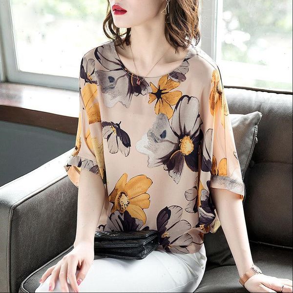 summer middle aaged half sleeve womens blouses flower print loose fashion elastic casual shirt pullover w57, White
summer middle aaged half sleeve womens blouses flower print loose fashion elastic casual shirt pullover w57, White