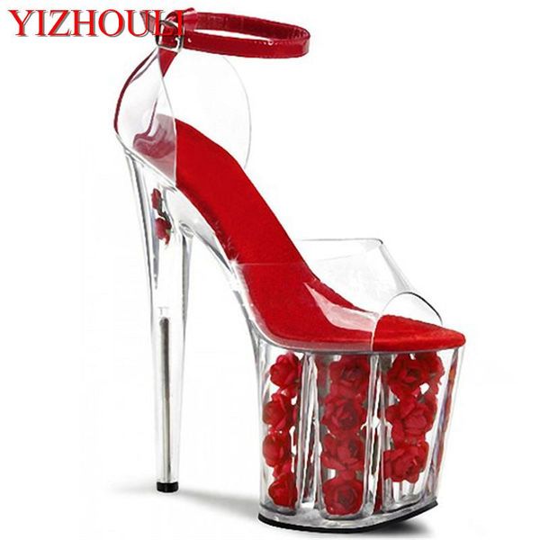romantic crystal red rose bride wedding shoes 20cm ultra high heels platform sandals cos 8 inch, Black
romantic crystal red rose bride wedding shoes 20cm ultra high heels platform sandals cos 8 inch, Black