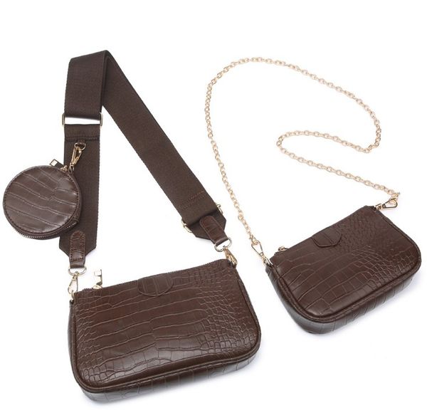 crocodile women shoulder bag luxury designer wide strap crossbody chain sling pu leather ladies 3bag set wallet
crocodile women shoulder bag luxury designer wide strap crossbody chain sling pu leather ladies 3bag set wallet