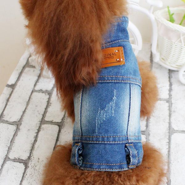 dog apparel classic denim clothes jeans puppy coat vest jacket cool blue vintage washed doggy cowboy stand collar pet
dog apparel classic denim clothes jeans puppy coat vest jacket cool blue vintage washed doggy cowboy stand collar pet