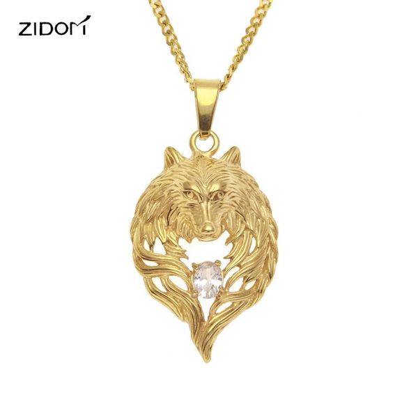 pendant necklaces 316l stainless steel with zircon wolf head men hiphop animal shape necklace fashion jewelry, Silver
pendant necklaces 316l stainless steel with zircon wolf head men hiphop animal shape necklace fashion jewelry, Silver
