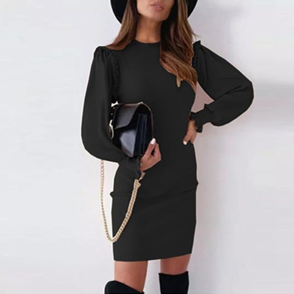 casual dresses 2021 autumn butterfly long sleeve mini dress elegant office lady vestido women o neck solid party spring slim, Black;gray
casual dresses 2021 autumn butterfly long sleeve mini dress elegant office lady vestido women o neck solid party spring slim, Black;gray