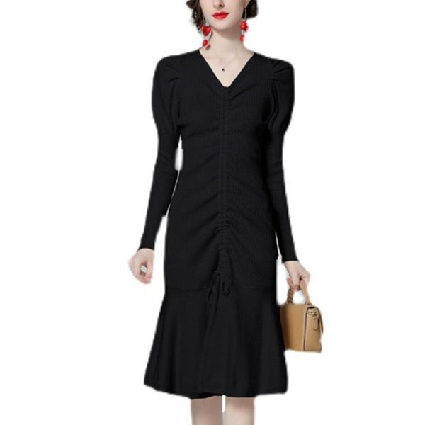 party dresses evening prom garment women's 2022 novel knitted sweater skirt apricot solid color spring autumn, White;black
party dresses evening prom garment women's 2022 novel knitted sweater skirt apricot solid color spring autumn, White;black