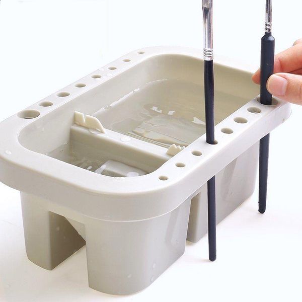 mltifuctional paint brush washer buckets storage box with palette drying tool for watercolor oil painting creative art supplies
mltifuctional paint brush washer buckets storage box with palette drying tool for watercolor oil painting creative art supplies