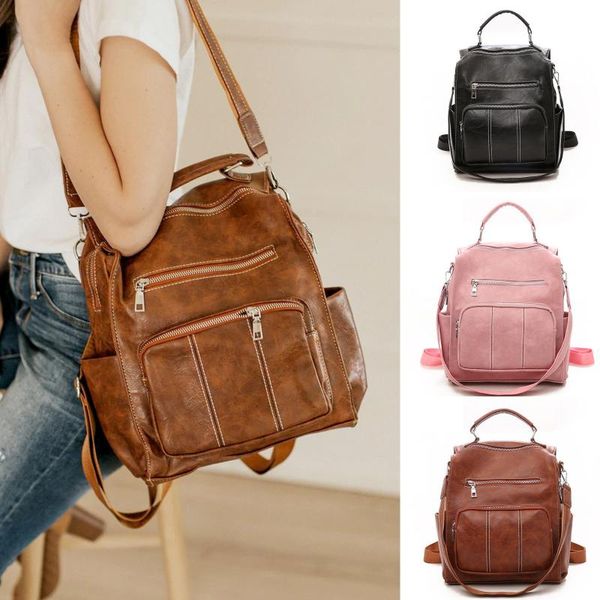 women's fashion zipper bag outdoor high capacity multiple pockets convertible shoulder backpack 3 colors rucksack bags
women's fashion zipper bag outdoor high capacity multiple pockets convertible shoulder backpack 3 colors rucksack bags