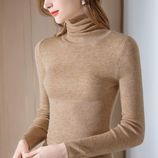 women's sweaters basic high-neck slim-fit sweater pullover fall/winter casual long-sleeved bottoming shirt ladies chic top, White;black
women's sweaters basic high-neck slim-fit sweater pullover fall/winter casual long-sleeved bottoming shirt ladies chic top, White;black