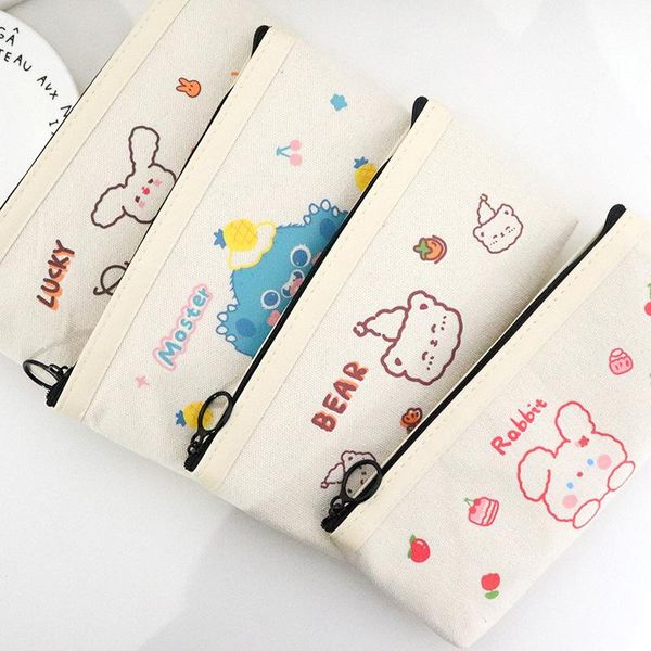 pencil bags cartoon bear canvas case simple large-capacity cosmetic bag student storage coin purse
pencil bags cartoon bear canvas case simple large-capacity cosmetic bag student storage coin purse