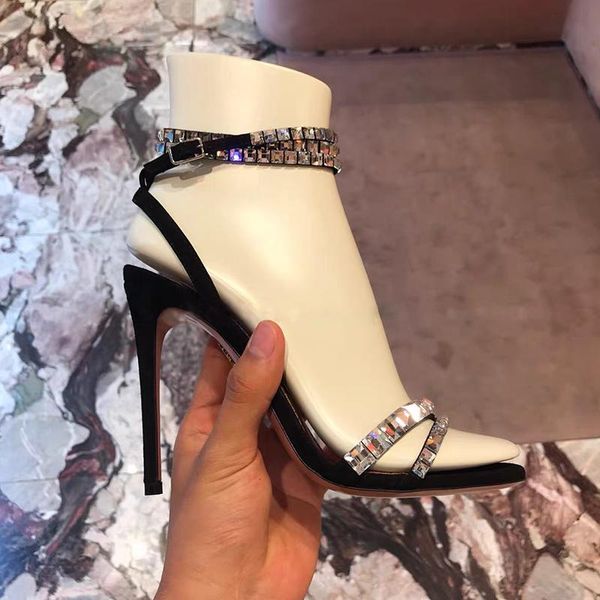 dress shoes high heel sandals women gladiator crystal summer beach shining ladies wedding sandales femme, Black
dress shoes high heel sandals women gladiator crystal summer beach shining ladies wedding sandales femme, Black