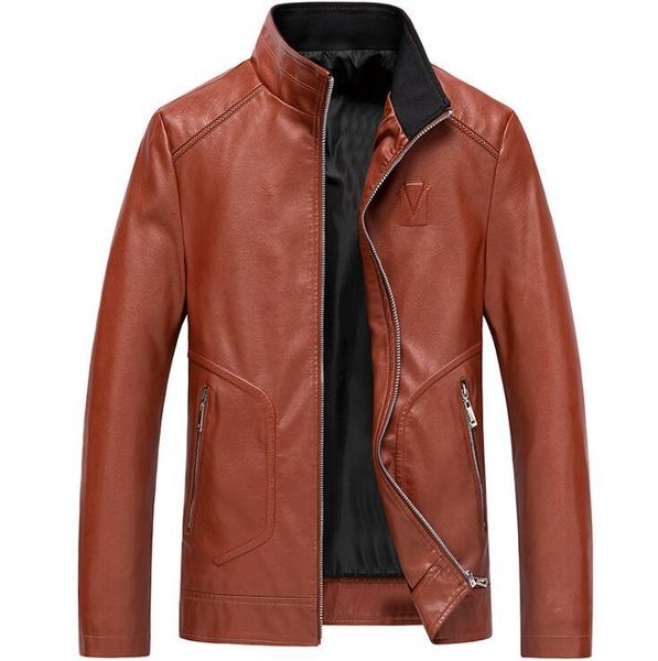 men's fur & faux stand collar mens leather jacket slim motorcycle coat men jackets casual clothes jaqueta de couro stage street fashion, Black
men's fur & faux stand collar mens leather jacket slim motorcycle coat men jackets casual clothes jaqueta de couro stage street fashion, Black