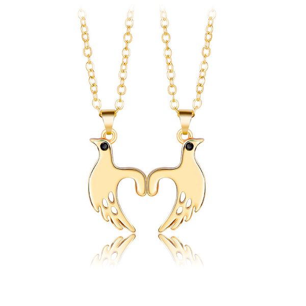personality punk couple heart lovebirds pendant necklace for women men lovers vinatge statement necklace wedding jewelry gifts, Silver
personality punk couple heart lovebirds pendant necklace for women men lovers vinatge statement necklace wedding jewelry gifts, Silver