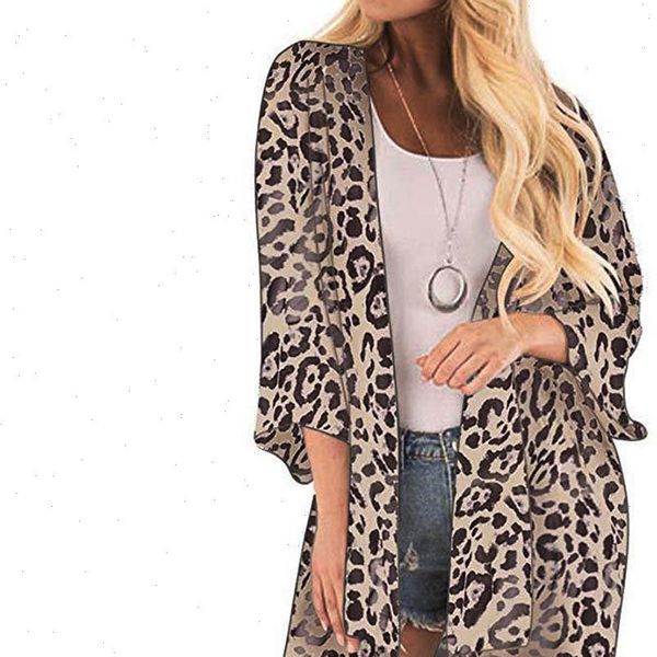 leopard print cover casual kimono womens blouses bikini cardigan capes blusas mujer de moda, White
leopard print cover casual kimono womens blouses bikini cardigan capes blusas mujer de moda, White
