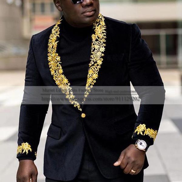 black slim fit gold embroidery peaked lapel jacket with pants custom made two pieces set groomsmen men suits for wedding blazer men's &, White;black
black slim fit gold embroidery peaked lapel jacket with pants custom made two pieces set groomsmen men suits for wedding blazer men's &, White;black