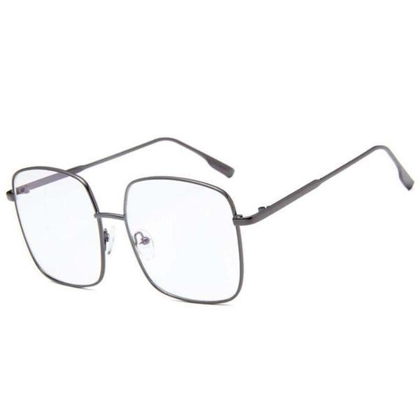 fashion sunglasses frames big square metal frame optical eyeglass men women polygon glasses decoration clear eyewear, Black
fashion sunglasses frames big square metal frame optical eyeglass men women polygon glasses decoration clear eyewear, Black