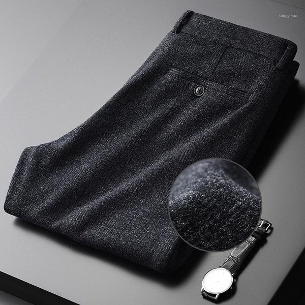 men's pants classic yarn dyed wool men luxury solid color slim fit male suit autumn and winter thick keep warm man trousers, Black
men's pants classic yarn dyed wool men luxury solid color slim fit male suit autumn and winter thick keep warm man trousers, Black