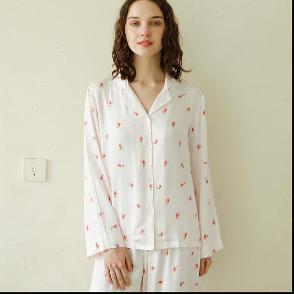 spring autumn peach print women sleepwear viscose long sleeve pajama sets soft comfortable pants nightwear casual loose, Black;red
spring autumn peach print women sleepwear viscose long sleeve pajama sets soft comfortable pants nightwear casual loose, Black;red