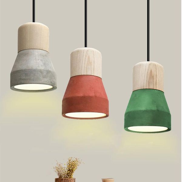 pendant lamps nordic modern creative simple light diningroom restaurant bedroom bedside colorful cement solid wood cafe bar
pendant lamps nordic modern creative simple light diningroom restaurant bedroom bedside colorful cement solid wood cafe bar