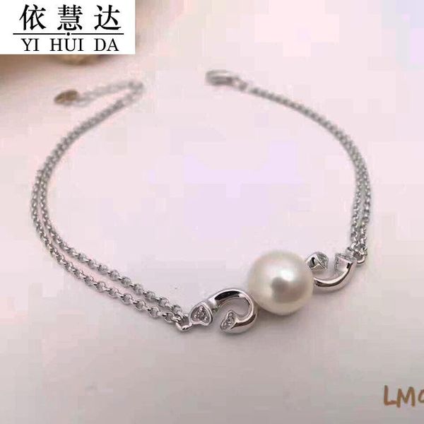 link, chain love forever beloved pearl bracelet female s925 silver natural freshwater handicraft factory wholesale with box, Black
link, chain love forever beloved pearl bracelet female s925 silver natural freshwater handicraft factory wholesale with box, Black