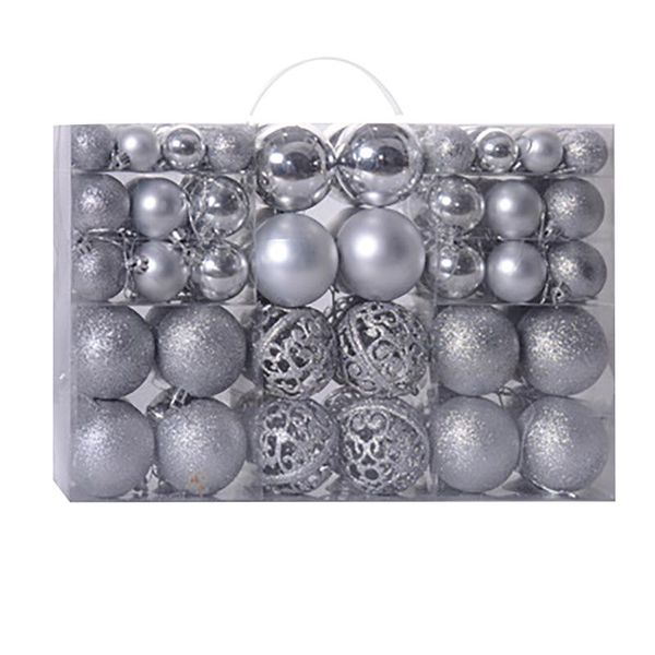 party decoration 100 pcs/set christmas balls tree decorations bright ball maball powder hollow home decor year 8 color
party decoration 100 pcs/set christmas balls tree decorations bright ball maball powder hollow home decor year 8 color