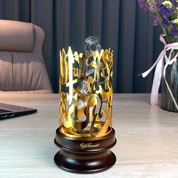 fragrance lamps creative incense burner charcoal bakhoor solid wood for office & home decor- luxurious metal texture colored
fragrance lamps creative incense burner charcoal bakhoor solid wood for office & home decor- luxurious metal texture colored