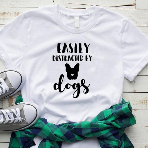 easily distracted by dogs mama mom shirt fashion cotton women tshirt funny graphic o neck mother clothing short sleeve tees women's t-s, White
easily distracted by dogs mama mom shirt fashion cotton women tshirt funny graphic o neck mother clothing short sleeve tees women's t-s, White