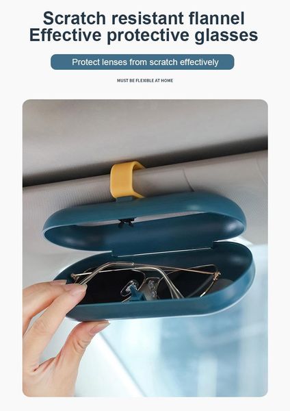 car glasses box with piece universal sun visor storage sunglasses holder interior accessories organizer
car glasses box with piece universal sun visor storage sunglasses holder interior accessories organizer