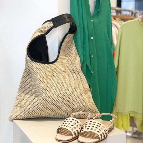 large capacity women's shoulder bag woven hobos summer straw beach bags female casual shopping armpit knitted handbag totes
large capacity women's shoulder bag woven hobos summer straw beach bags female casual shopping armpit knitted handbag totes