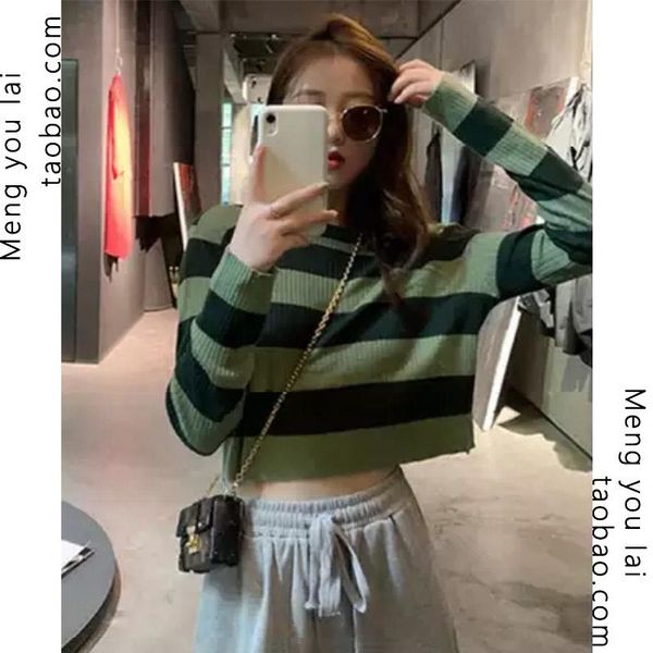 women's sweaters autumn and winter lazy style retro design niche knitwear elegant clothes pullover short bottoming, White;black
women's sweaters autumn and winter lazy style retro design niche knitwear elegant clothes pullover short bottoming, White;black