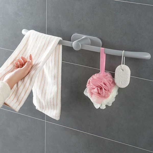 self adhesive bathroom towel bar wall shelf rack mounted hanger kitchen hook no drilling holder hanging storage racks
self adhesive bathroom towel bar wall shelf rack mounted hanger kitchen hook no drilling holder hanging storage racks