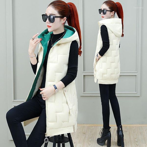 women's vests autumn and winter women long slim thickened large size female coat fashion wid sleeveless jacket1 fn51, Black;white
women's vests autumn and winter women long slim thickened large size female coat fashion wid sleeveless jacket1 fn51, Black;white