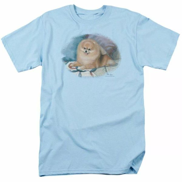 wild wings pomeranian portrait t shirt mens licensed dog tee light blue, White;black
wild wings pomeranian portrait t shirt mens licensed dog tee light blue, White;black
