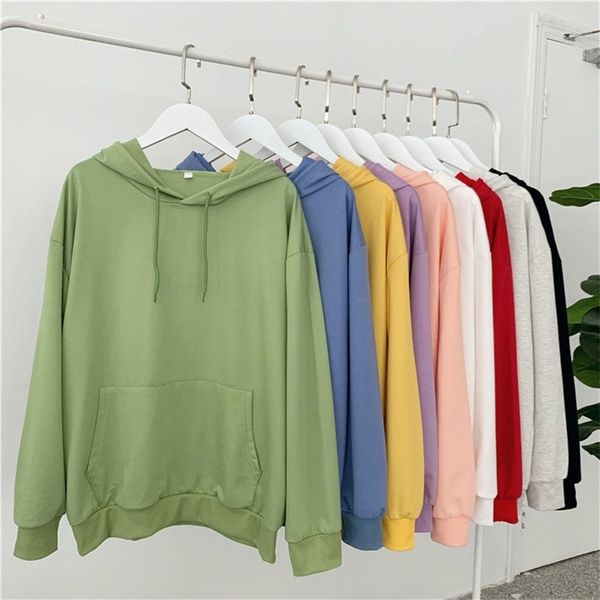 women's sweatshirt autumn winter solid hooded long sleeve thicken warm oversized hoodies lady fashion casual pink pullover 210522, Black
women's sweatshirt autumn winter solid hooded long sleeve thicken warm oversized hoodies lady fashion casual pink pullover 210522, Black