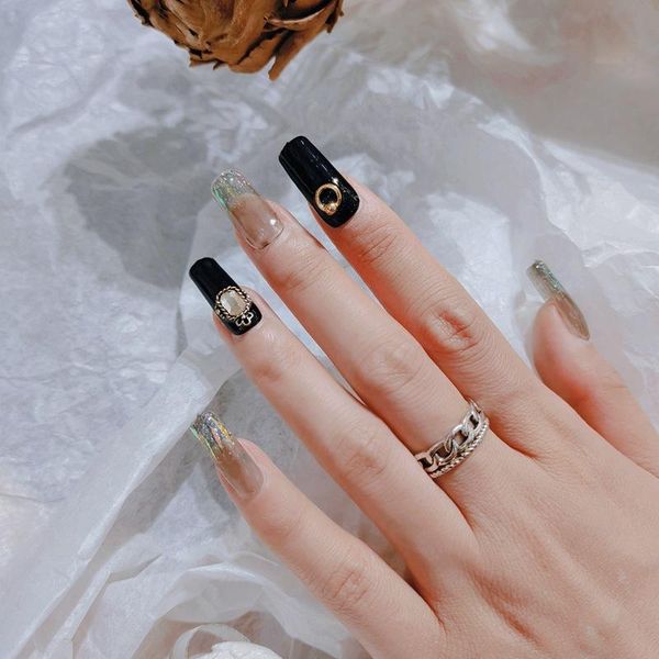false nails 24pcs black nail patch square head glue type removable long paragraph fashion manicure save time patchfalse, Red;gold
false nails 24pcs black nail patch square head glue type removable long paragraph fashion manicure save time patchfalse, Red;gold