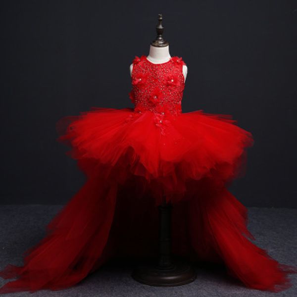 girl's dresses fancy flower girl dress with train children show performance costume kids long mermaid tulle pink gowns boutique clothes, Red;yellow
girl's dresses fancy flower girl dress with train children show performance costume kids long mermaid tulle pink gowns boutique clothes, Red;yellow