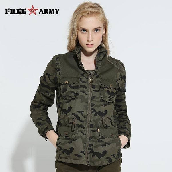 women's jackets brand autumn jacket outerwear womens casual camouflage coat hooded plus size military coats and wgs-8611c, Black;brown
women's jackets brand autumn jacket outerwear womens casual camouflage coat hooded plus size military coats and wgs-8611c, Black;brown
