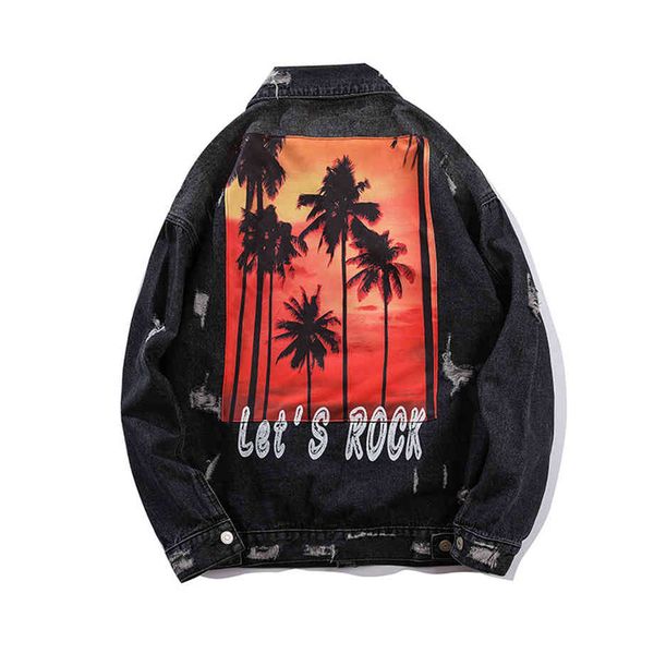 downs retro denim men's2021 spring and autumn hip-hop style torn old jeans casual jacket men's streetwear, Black
downs retro denim men's2021 spring and autumn hip-hop style torn old jeans casual jacket men's streetwear, Black