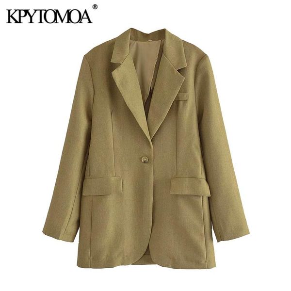 women's suits & blazers kpytomoa women 2021 fashion overszied linen blazer coat vintage long sleeve flap pockets female outerwear chic, White;black
women's suits & blazers kpytomoa women 2021 fashion overszied linen blazer coat vintage long sleeve flap pockets female outerwear chic, White;black
