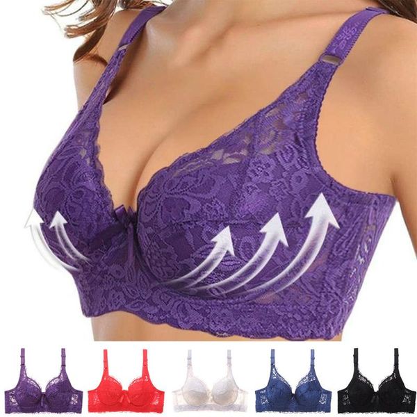 bras lace for women adjusted-straps underwire bra underwear bralette lingerie large size full cup, Red;black
bras lace for women adjusted-straps underwire bra underwear bralette lingerie large size full cup, Red;black