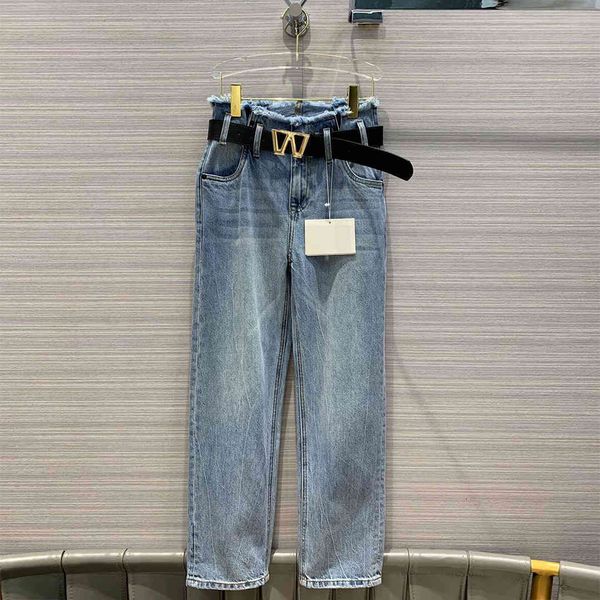 women's jeans jeans high-end metal buckle belt blue women high waist streetwear denim pants trousers all-matched straight long ev20
women's jeans jeans high-end metal buckle belt blue women high waist streetwear denim pants trousers all-matched straight long ev20
