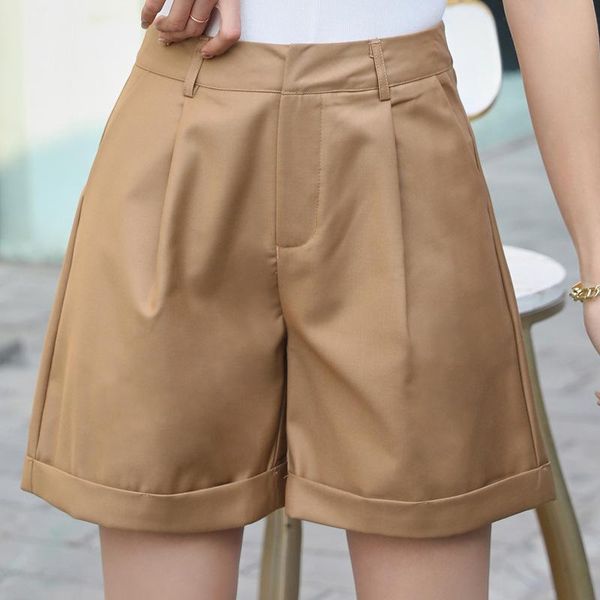 shorts women's summer 2021 spring and high waist zipper wear korean quarter pants large loose flanging casual, White;black
shorts women's summer 2021 spring and high waist zipper wear korean quarter pants large loose flanging casual, White;black