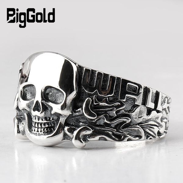 cluster rings halloween 925 sterling silver skull ring for men skeleton thai biker punk cool street fashion jewelry, Golden;silver
cluster rings halloween 925 sterling silver skull ring for men skeleton thai biker punk cool street fashion jewelry, Golden;silver